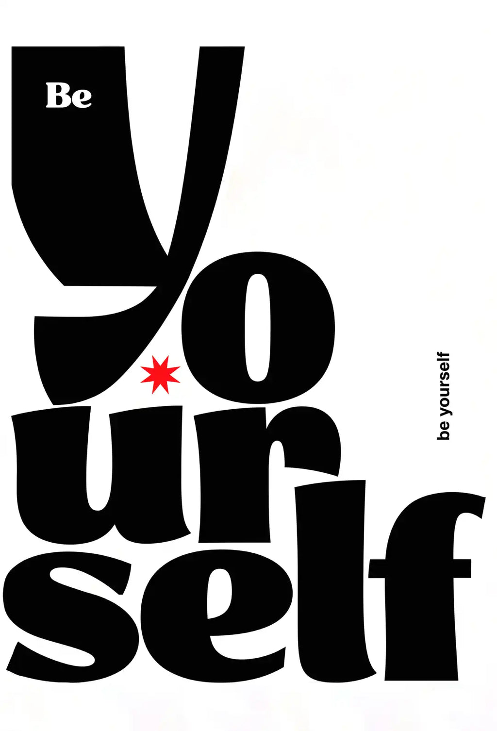 Strong Typography Wall Art - PIO113