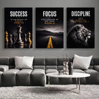 Discipline Lion Wall Art - PIO115