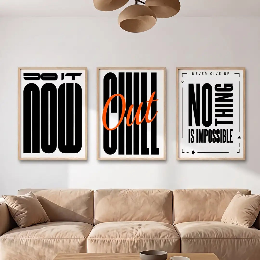 Do It Now Chill Out Wall Art - PIO117
