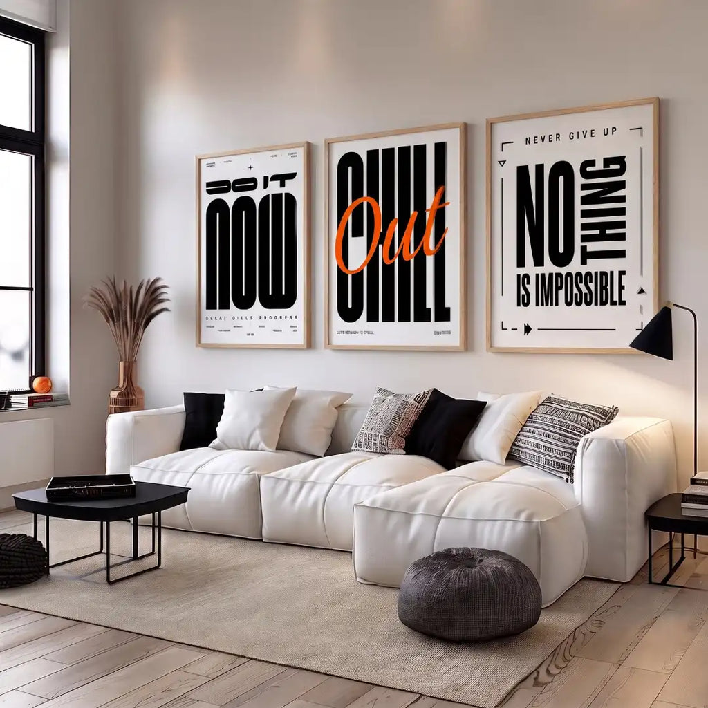 Do It Now Chill Out Wall Art - PIO117
