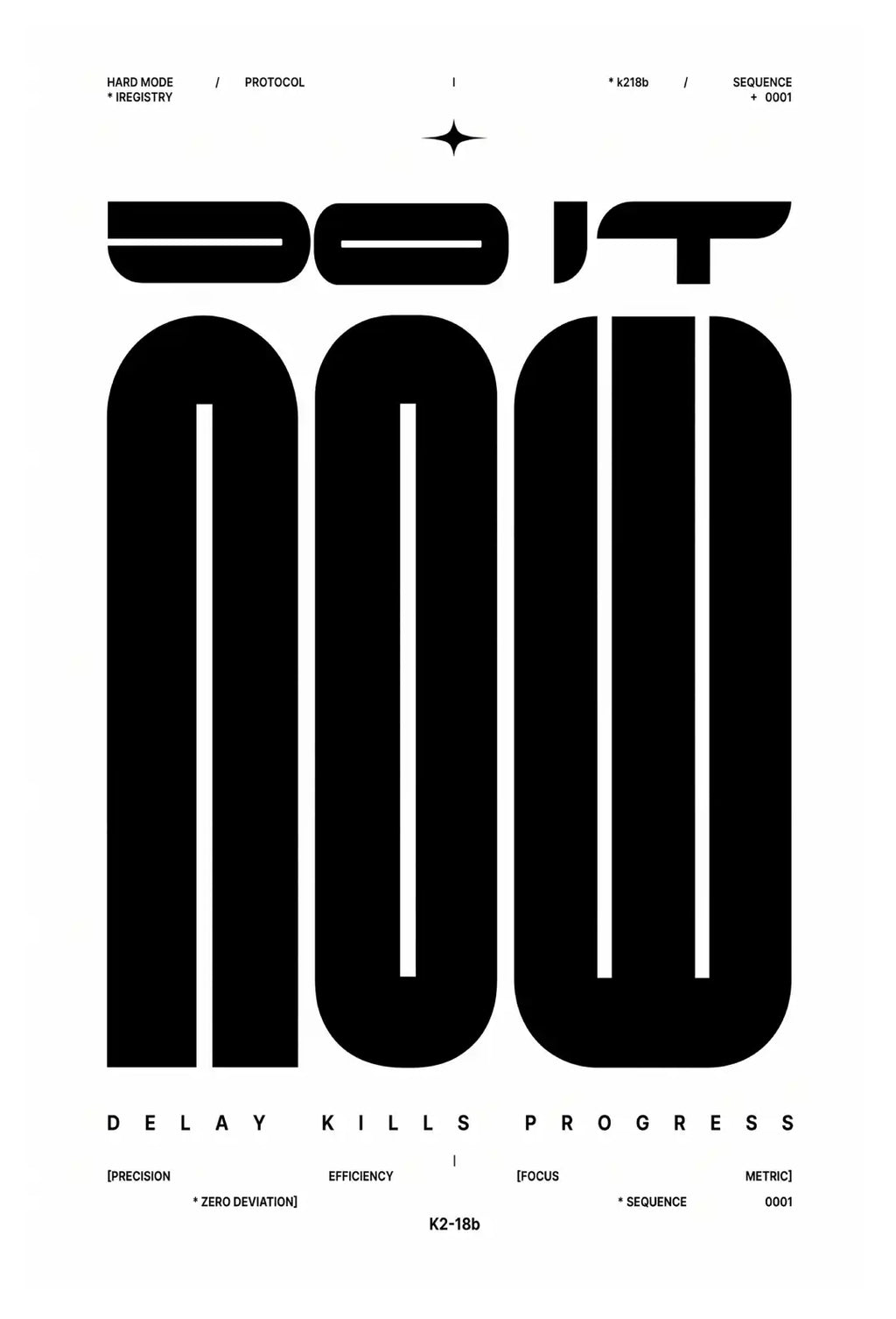 Do It Now Chill Out Wall Art - PIO117