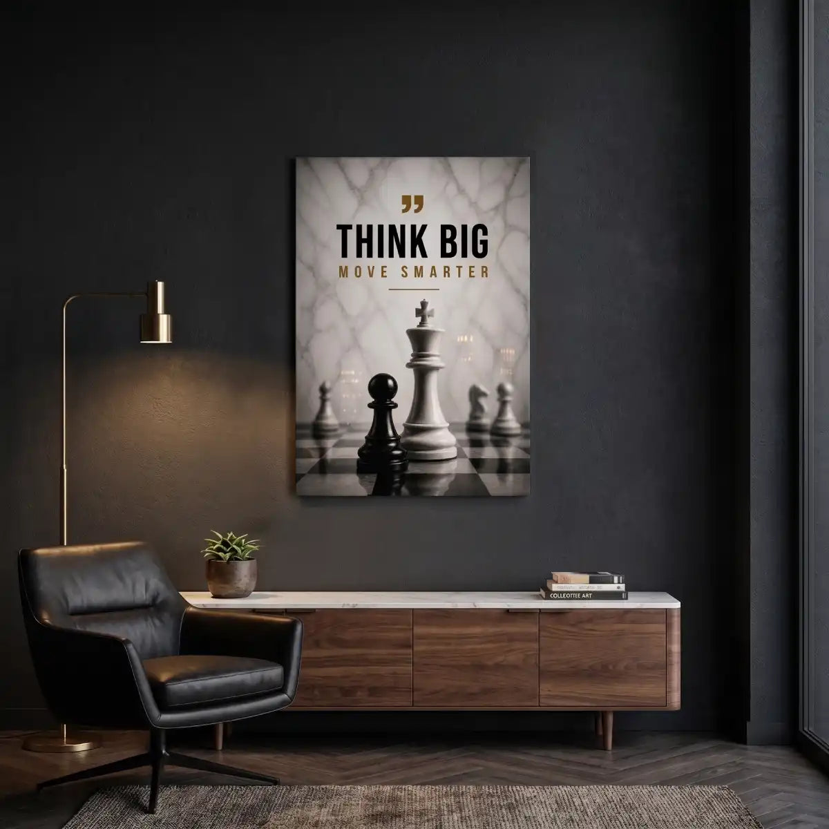 Think Big Chess Wall Art - PIO118