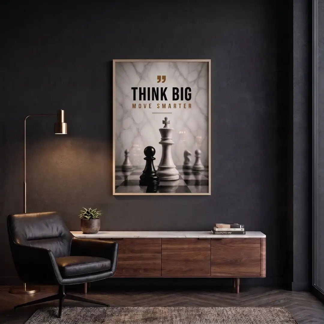 Think Big Chess Wall Art - PIO118