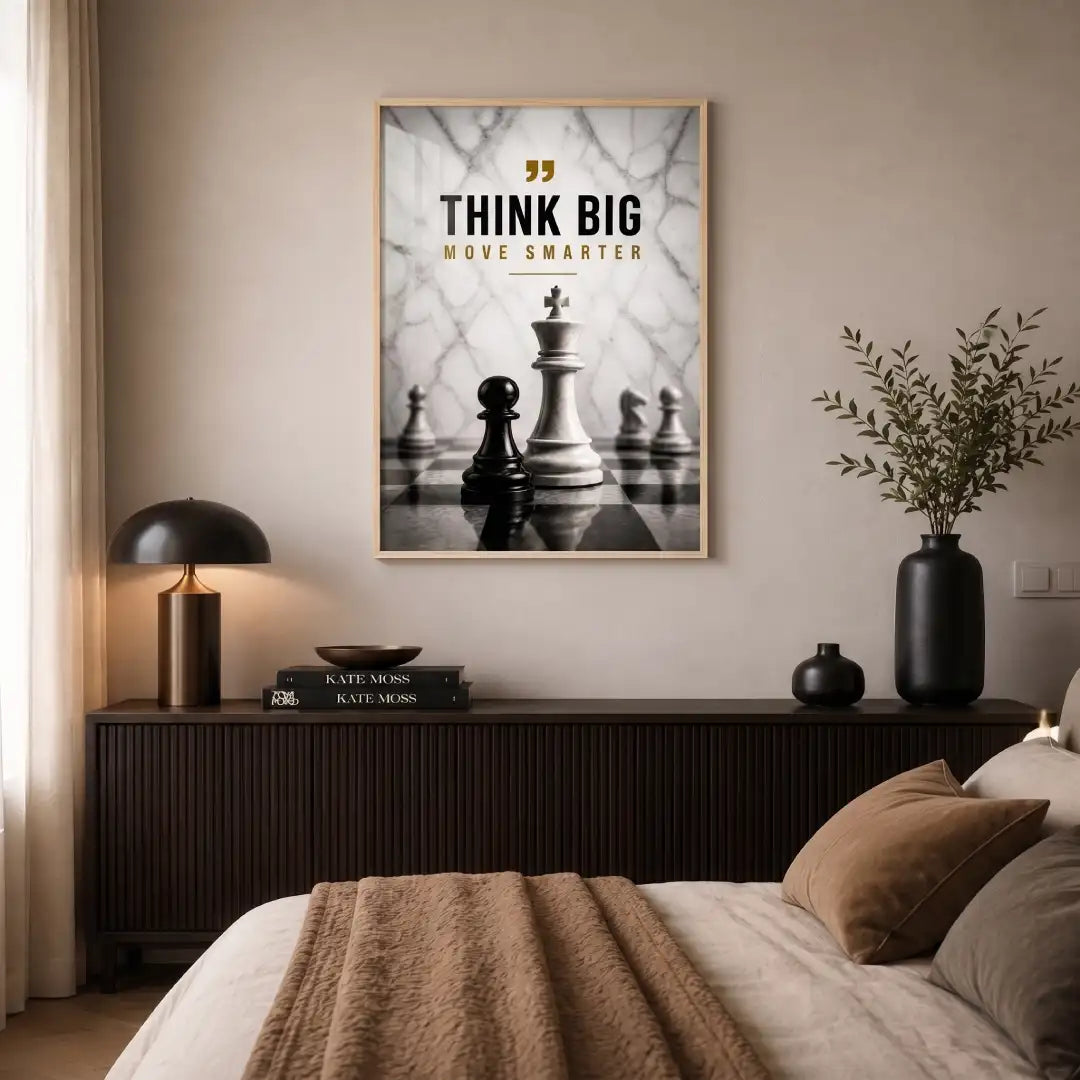 Think Big Chess Wall Art - PIO118