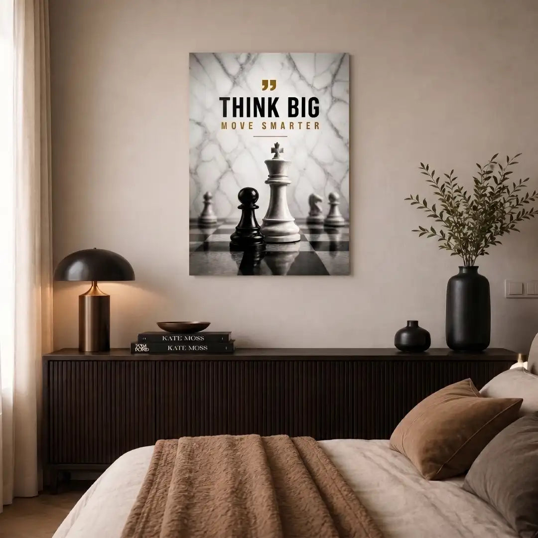 Think Big Chess Wall Art - PIO118