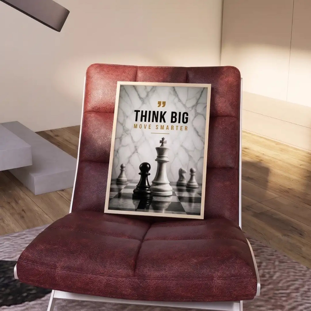 Think Big Chess Wall Art - PIO118