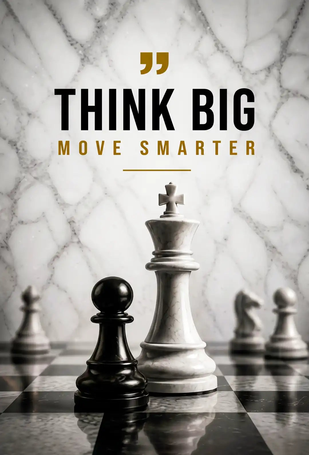 Think Big Chess Wall Art - PIO118