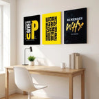 Work Hard Stay Humble Wall Art - PIO120