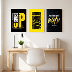Work Hard Stay Humble Wall Art - PIO120