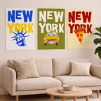 New York Typography Wall Art - PIO129