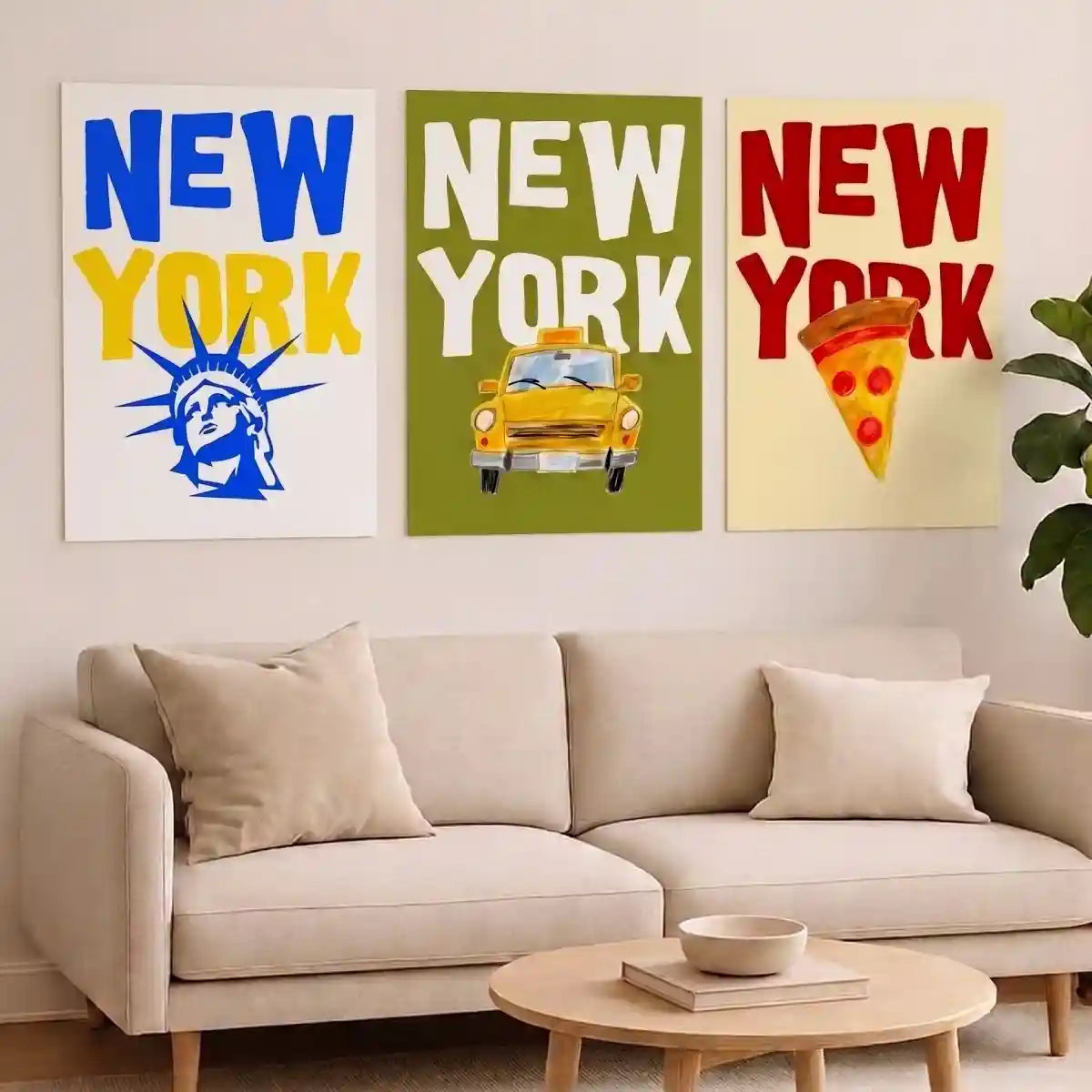 New York Typography Wall Art - PIO129
