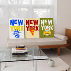 New York Typography Wall Art - PIO129