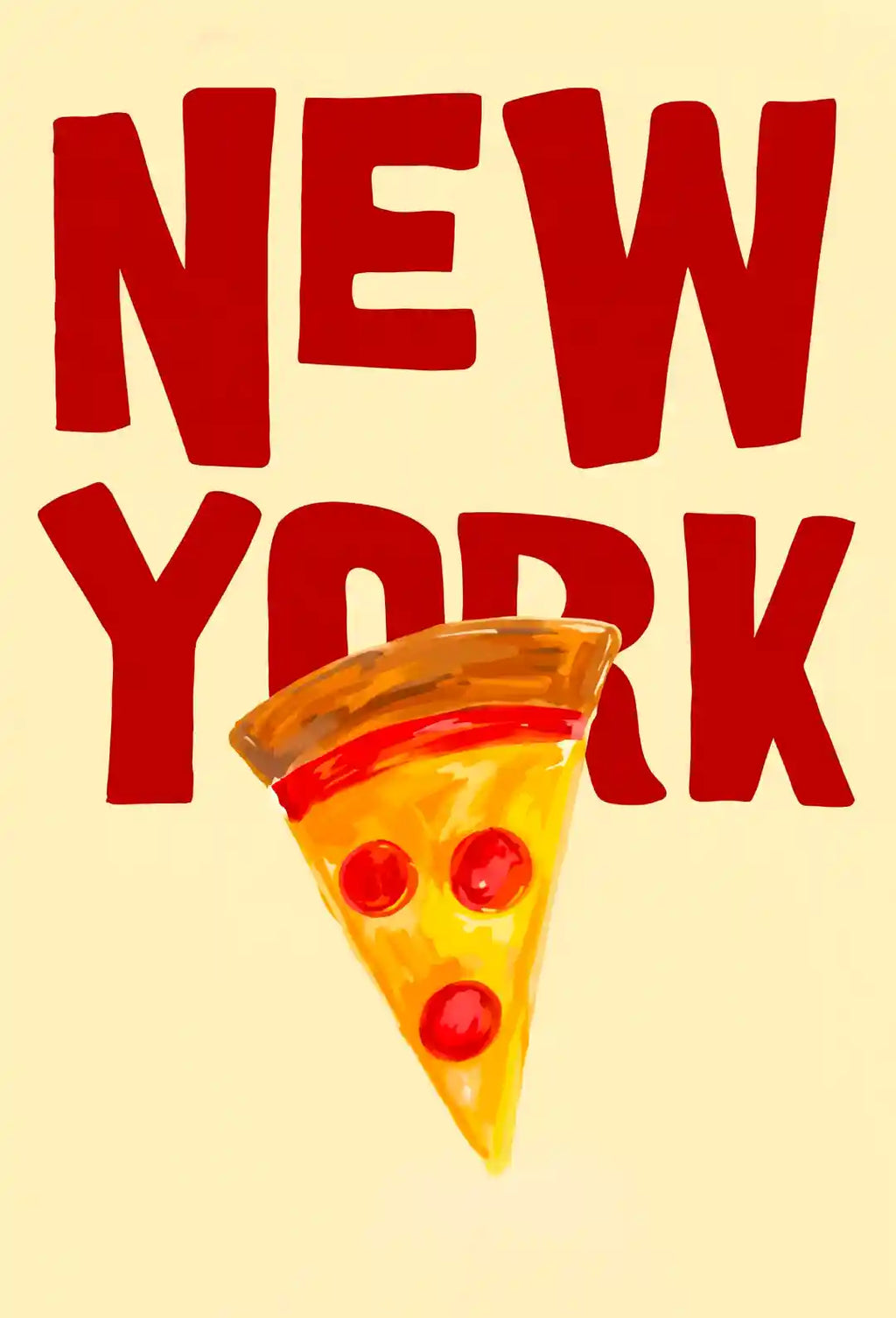 New York Typography Wall Art - PIO129