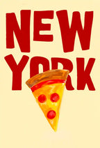 New York Typography Wall Art - PIO129