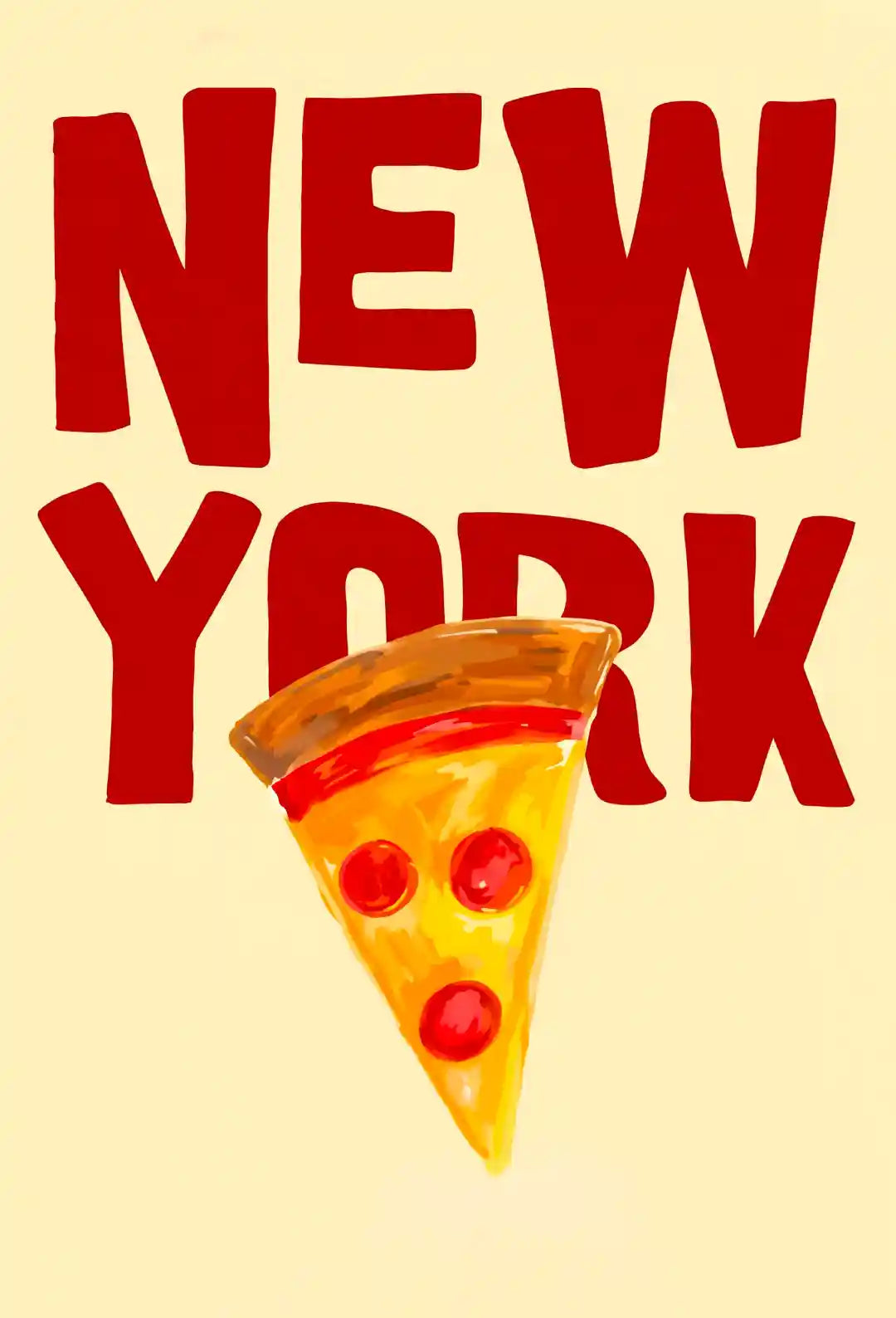 New York Typography Wall Art - PIO129
