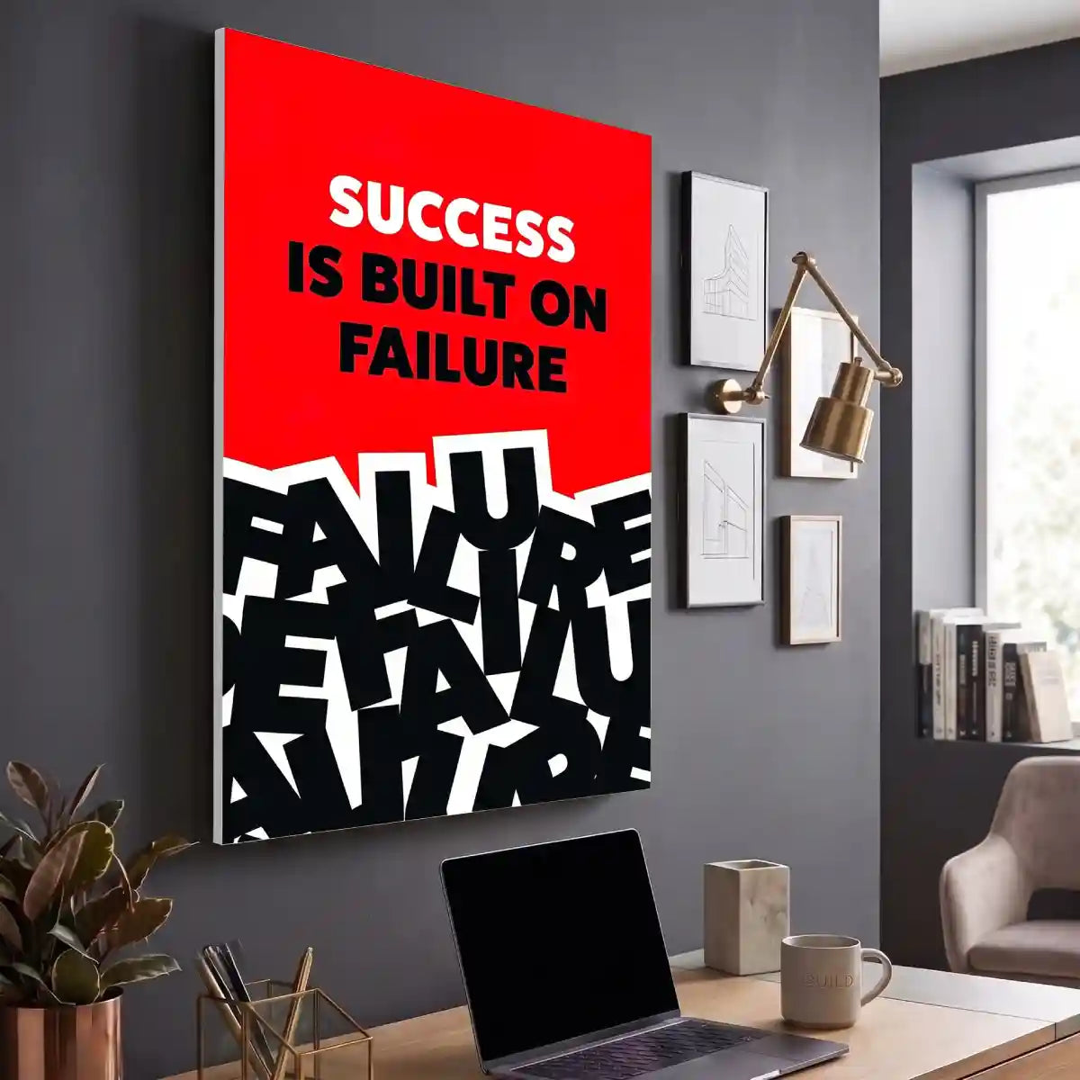 Success Built on Failure Wall Art - PIO130