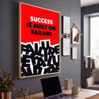 Success Built on Failure Wall Art - PIO130