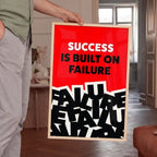 Success Built on Failure Wall Art - PIO130