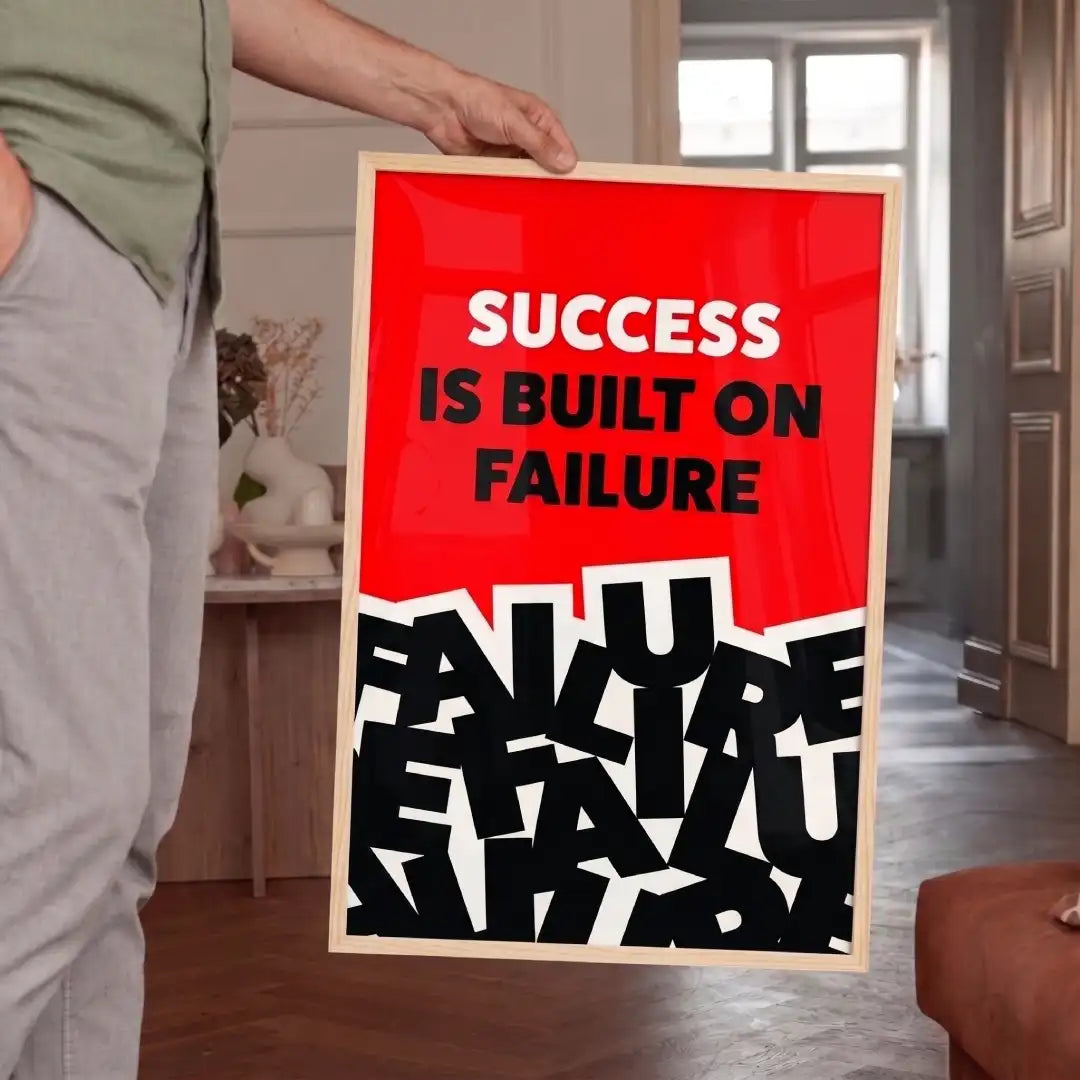 Success Built on Failure Wall Art - PIO130
