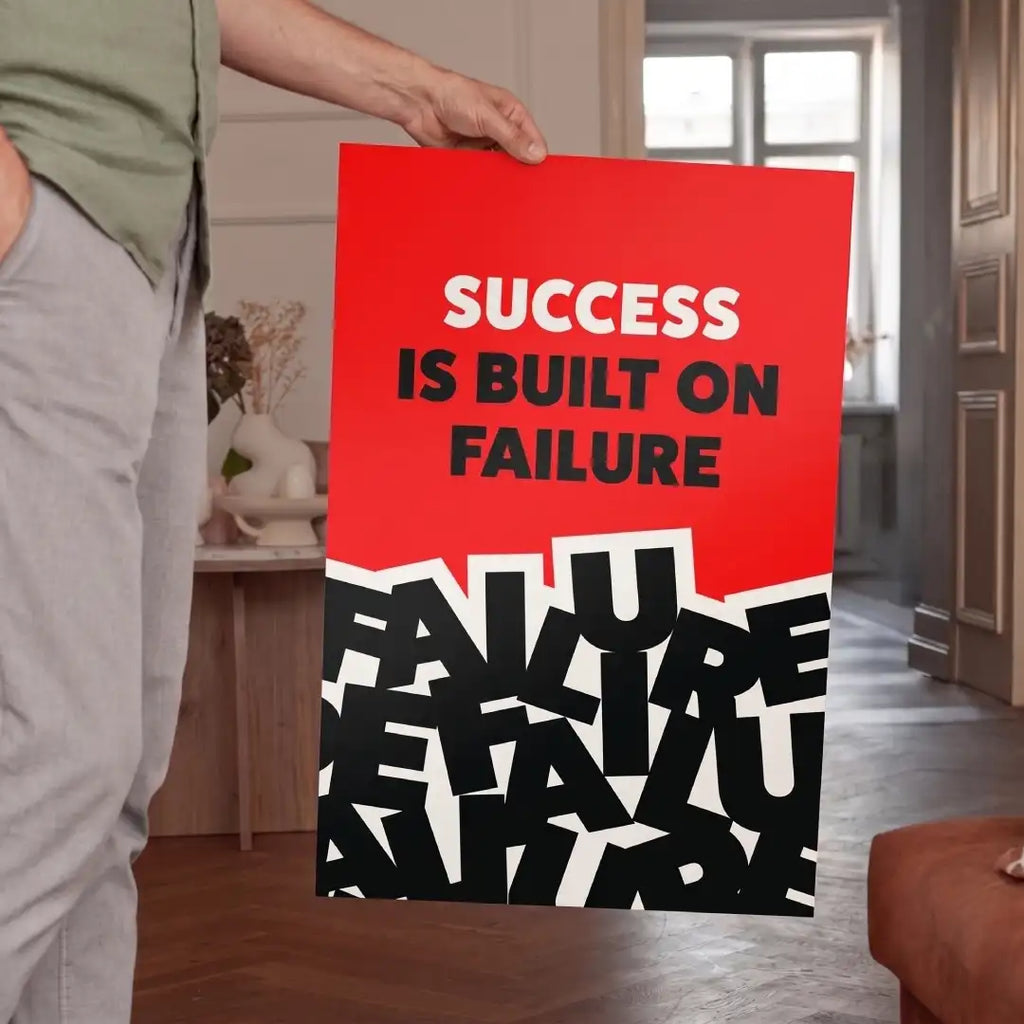 Success Built on Failure Wall Art - PIO130