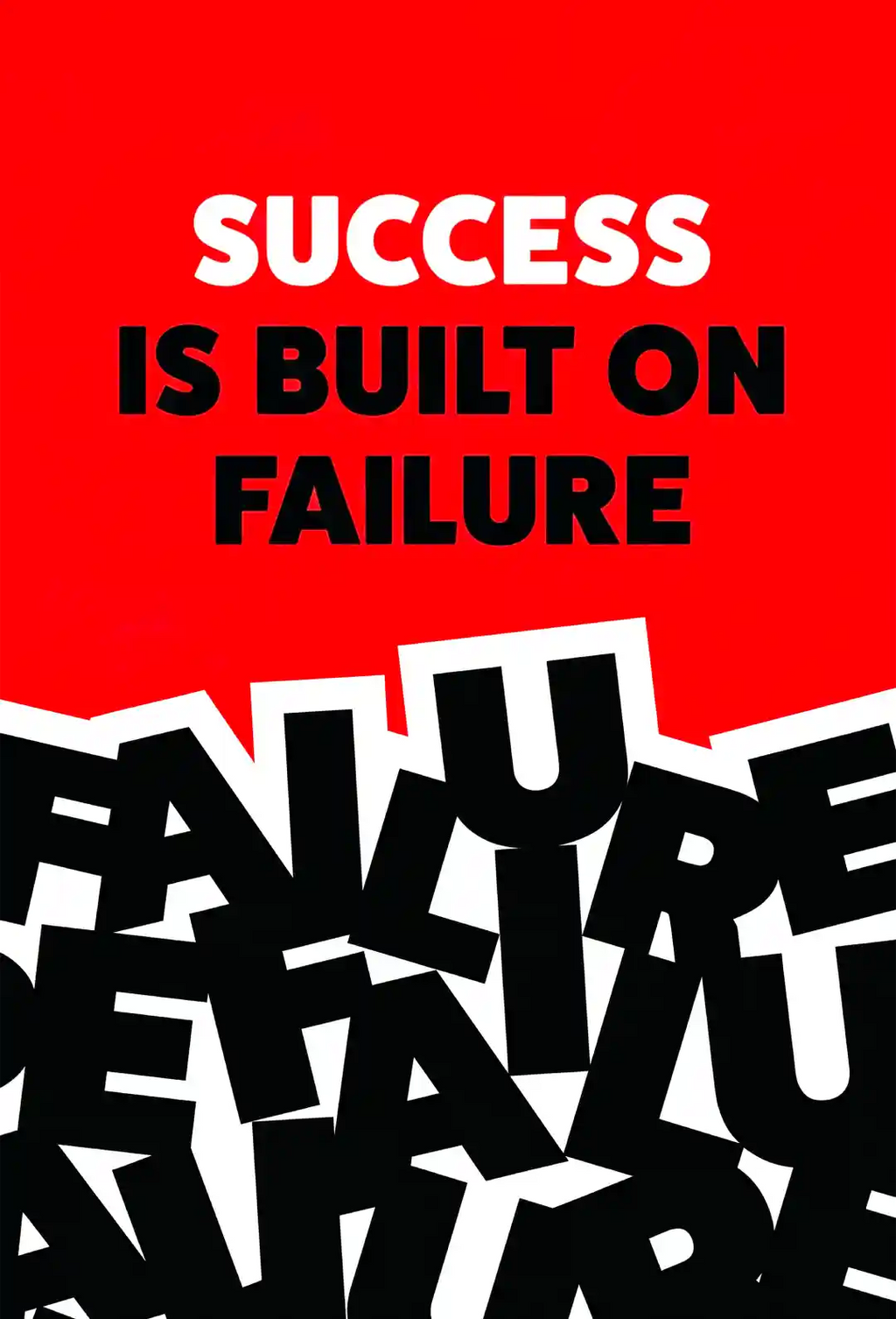 Success Built on Failure Wall Art - PIO130